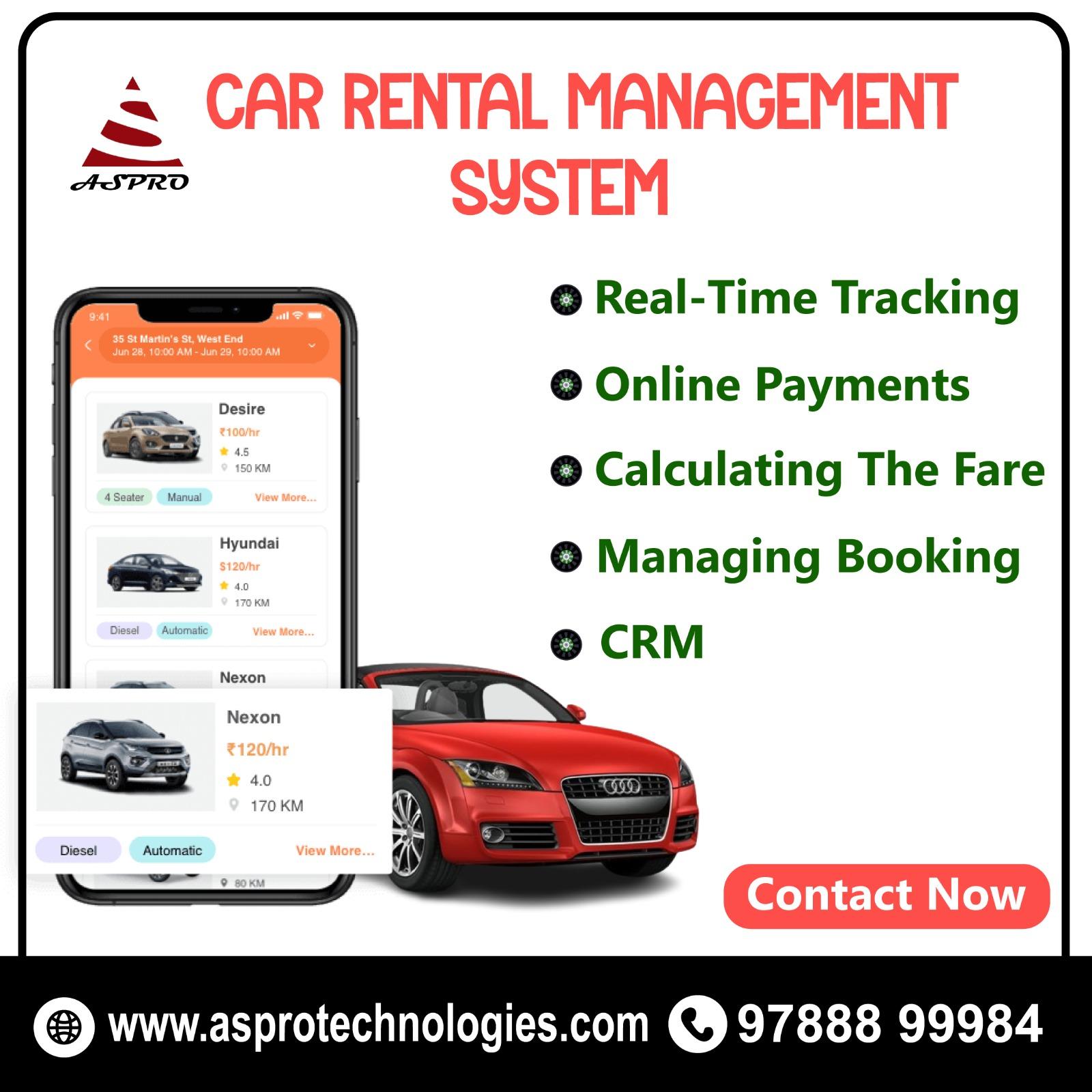best car rental management system nagercoil, rental management system